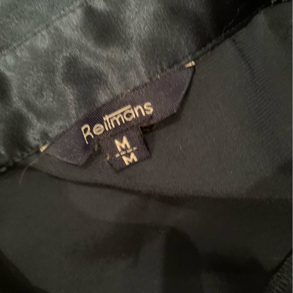 👚 Vintage Reitmans Emerald Green Satin Silky Blouse - Picture 2 of 4